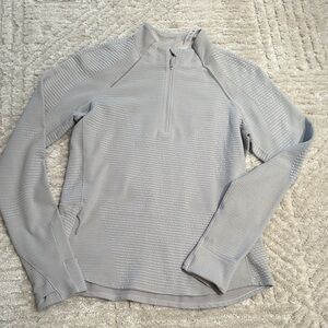 Lululemon Athletica Light Gray Zip Pullover